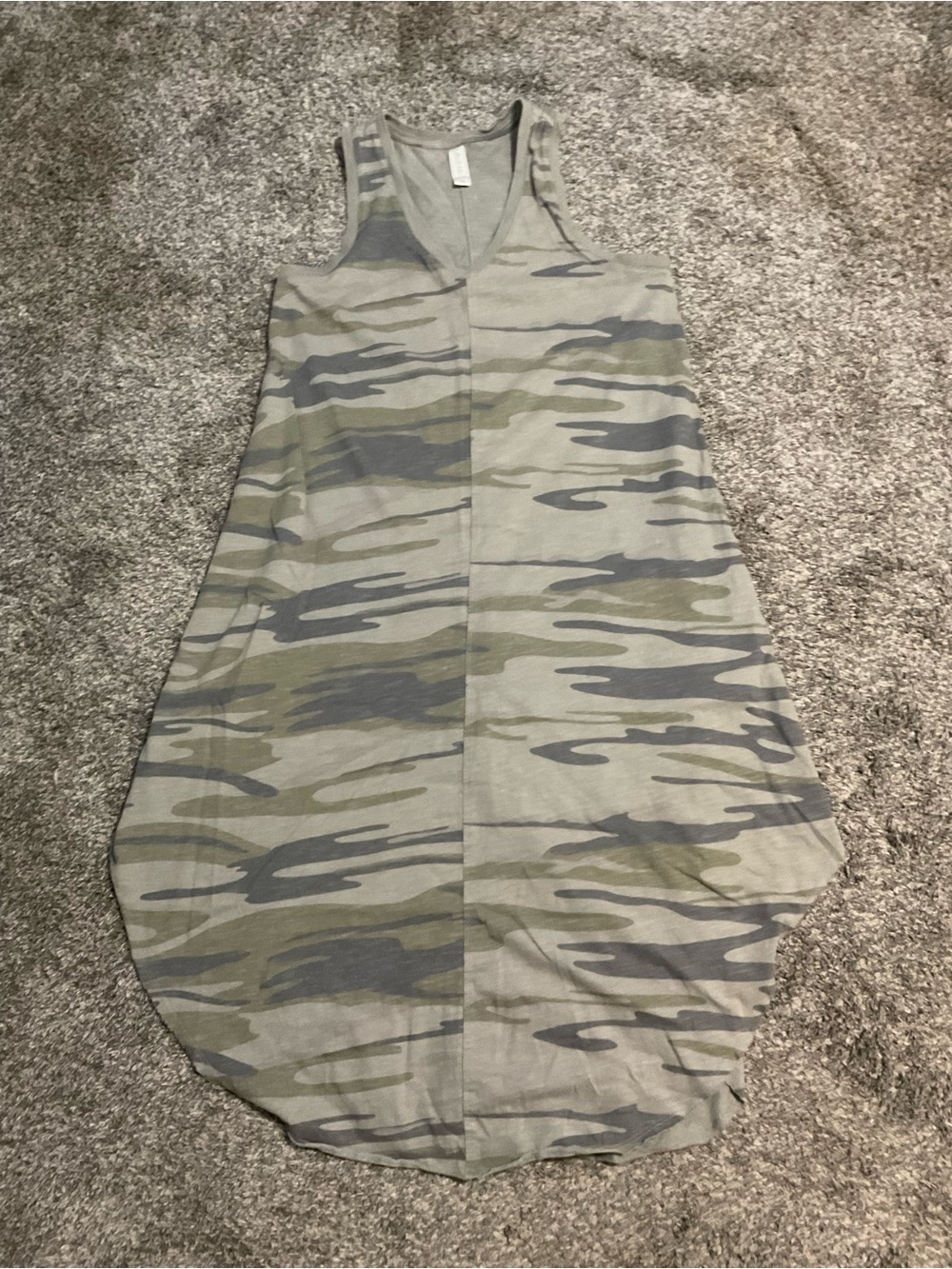 Altar'd State  Racerback T-Shirt Maxi Dress with Curved Hem Medium - Picture 6 of 10